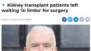 Read more about the article Kidney transplant patients left waiting ‘in limbo’ for surgery