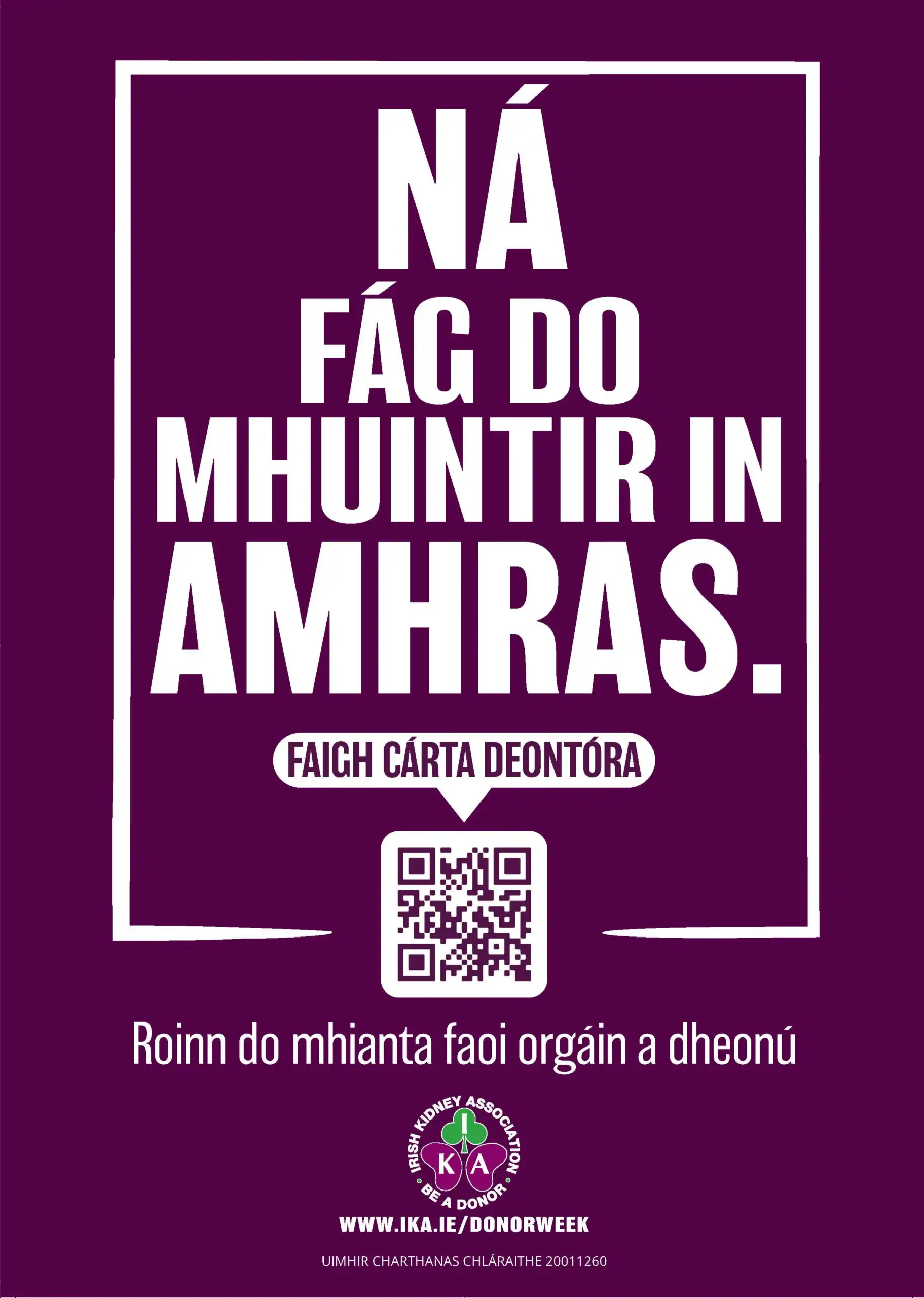 Organ Donor Awareness Week | Irish Kidney Association