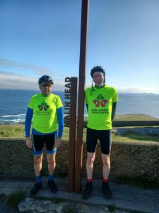 Donegal Duo Cycling 567km from Malin to Mizen and Back Again for Charity | Irish Kidney Association
